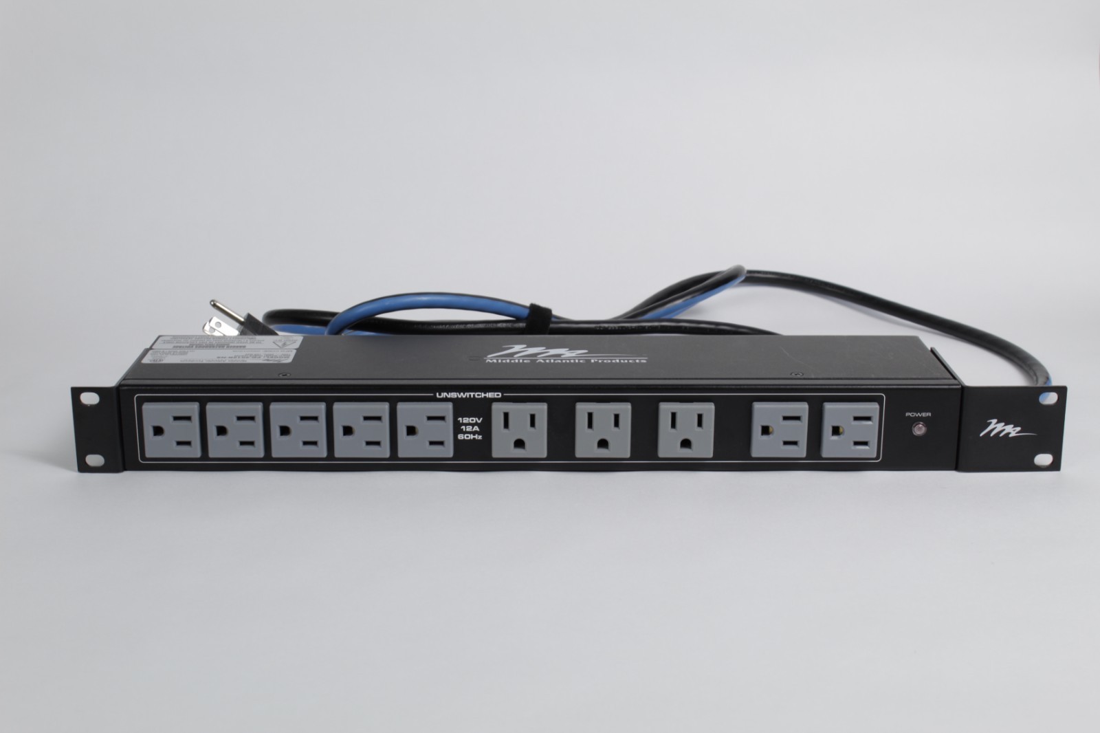 Middle Atlantic PD-2015R-NS 20-Outlet 15A 1U Rackmount PDU Power Strip - Tested