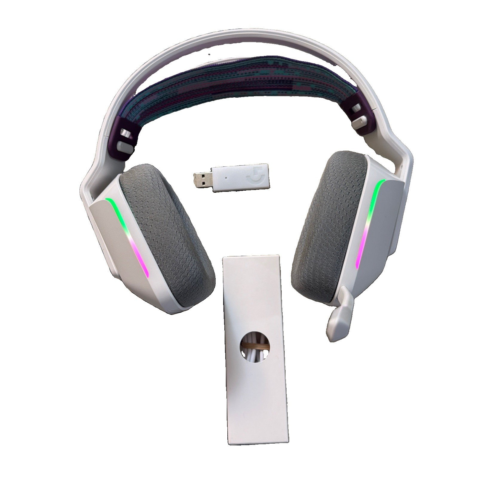 Logitech G G735 Wireless RGB Gaming Headset (White Mist) - Bluetooth 