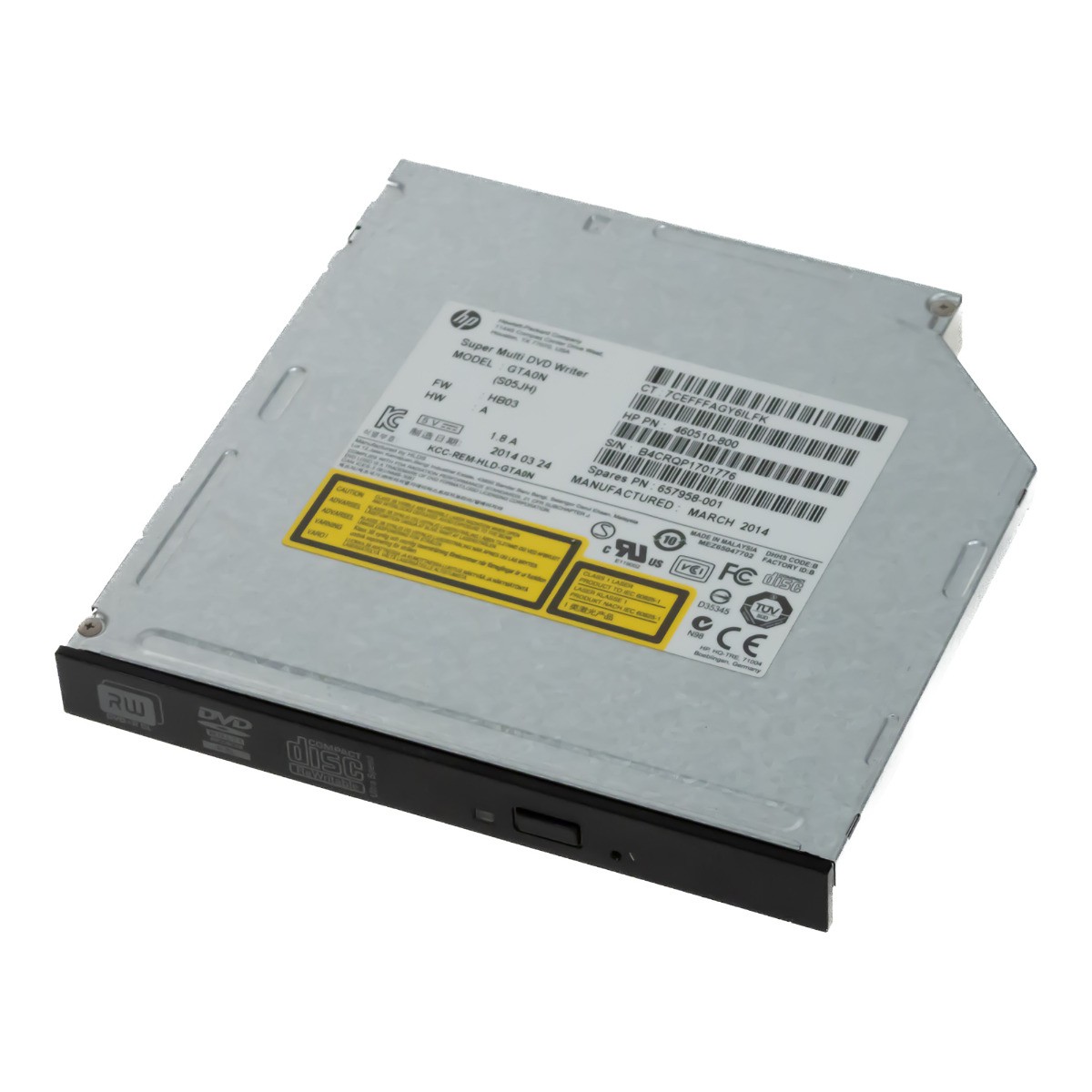 HP 657958-001 460510-800 GTA0N SUPER MULTI DVD WRITER SATA SLIM