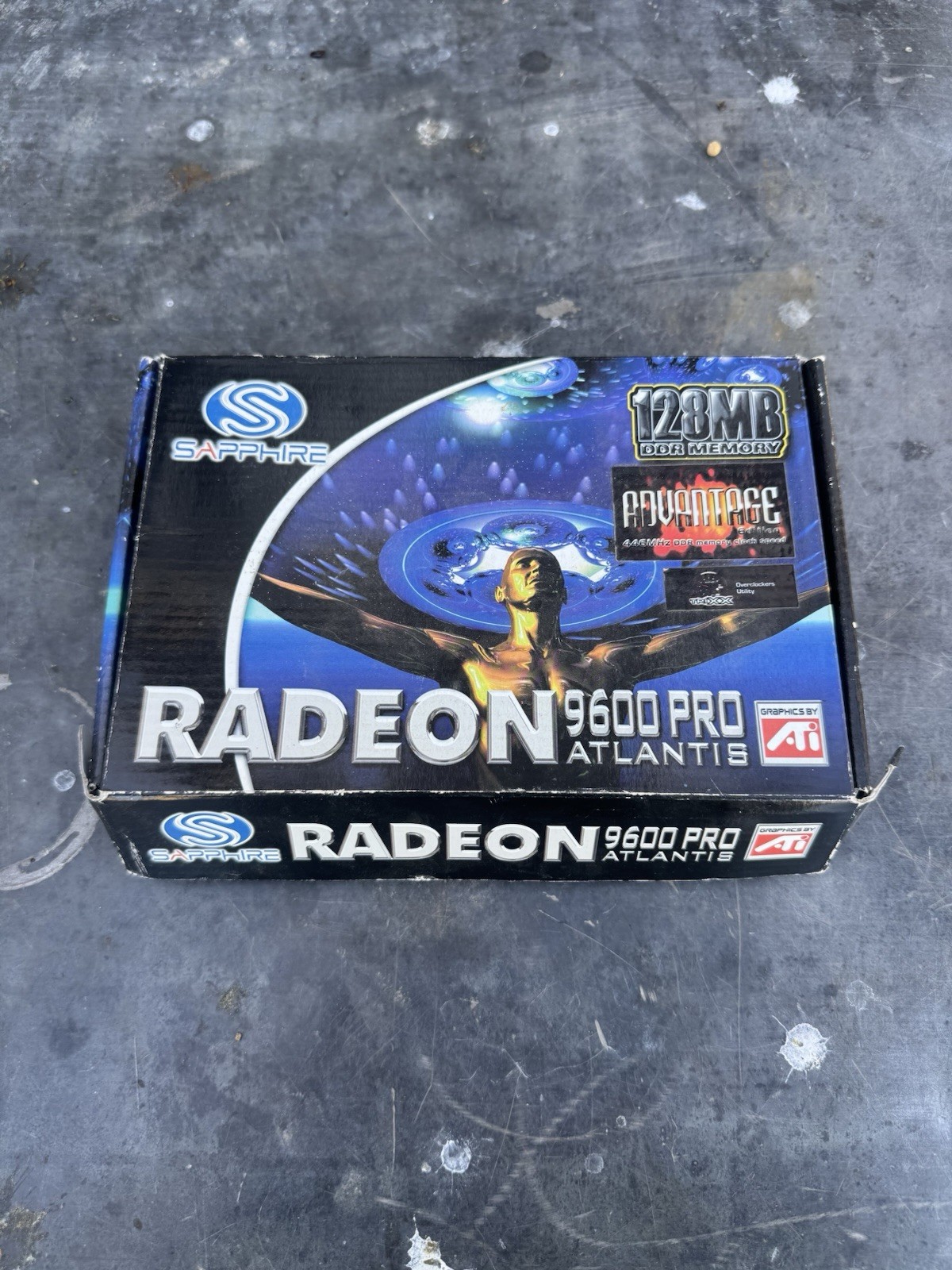 Sapphire Radeon 9600 Pro Atlantis AGP Grafikkarte (ATI, 128MB, retro, 2004, OVP)