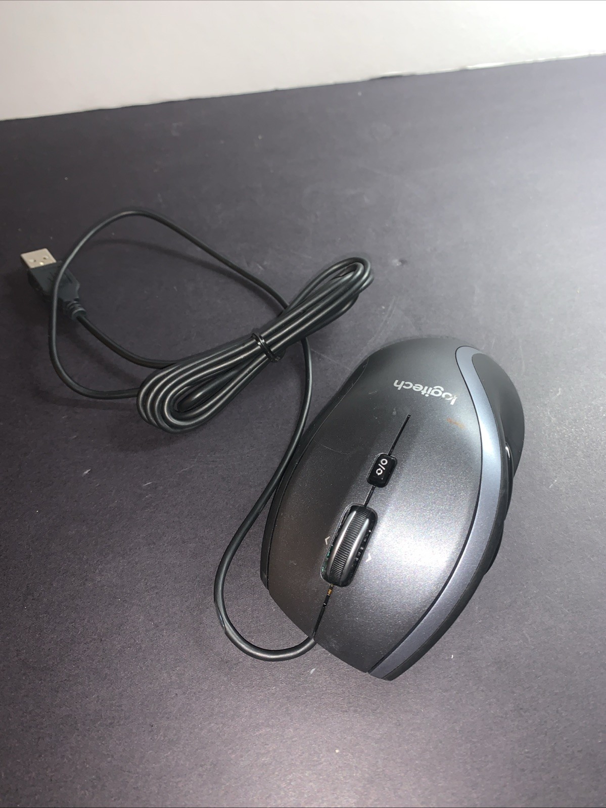 Logitech M-U0007 Optical Wired USB Performance Gaming Mouse - Black/Gray