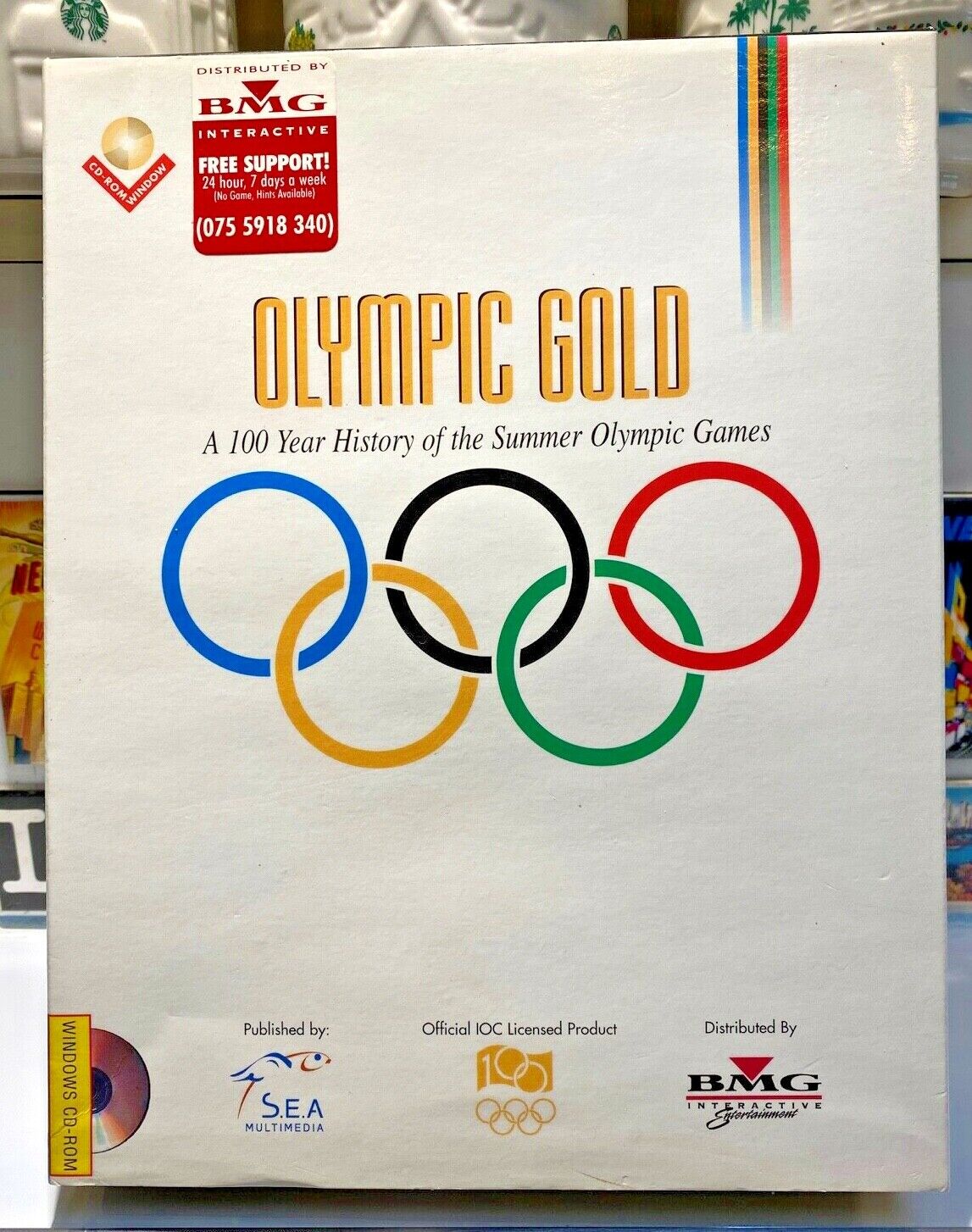Olympic Gold A 100 Year History of the Summer Games CD-Rom Vintage PC Game 1995