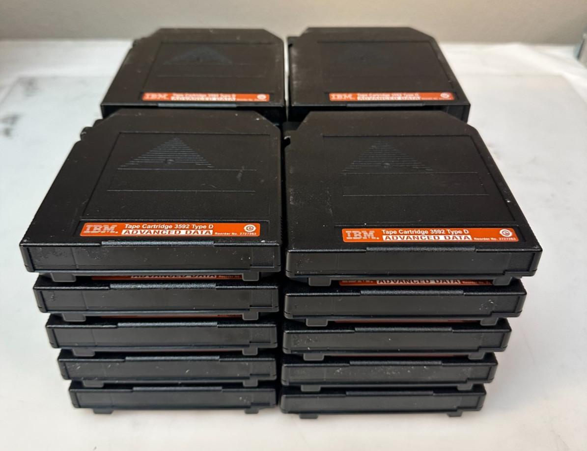 Pack of 20 IBM JD 3592JD 10TB Advanced Enterprise Data Tape Cartridge PN:2727263