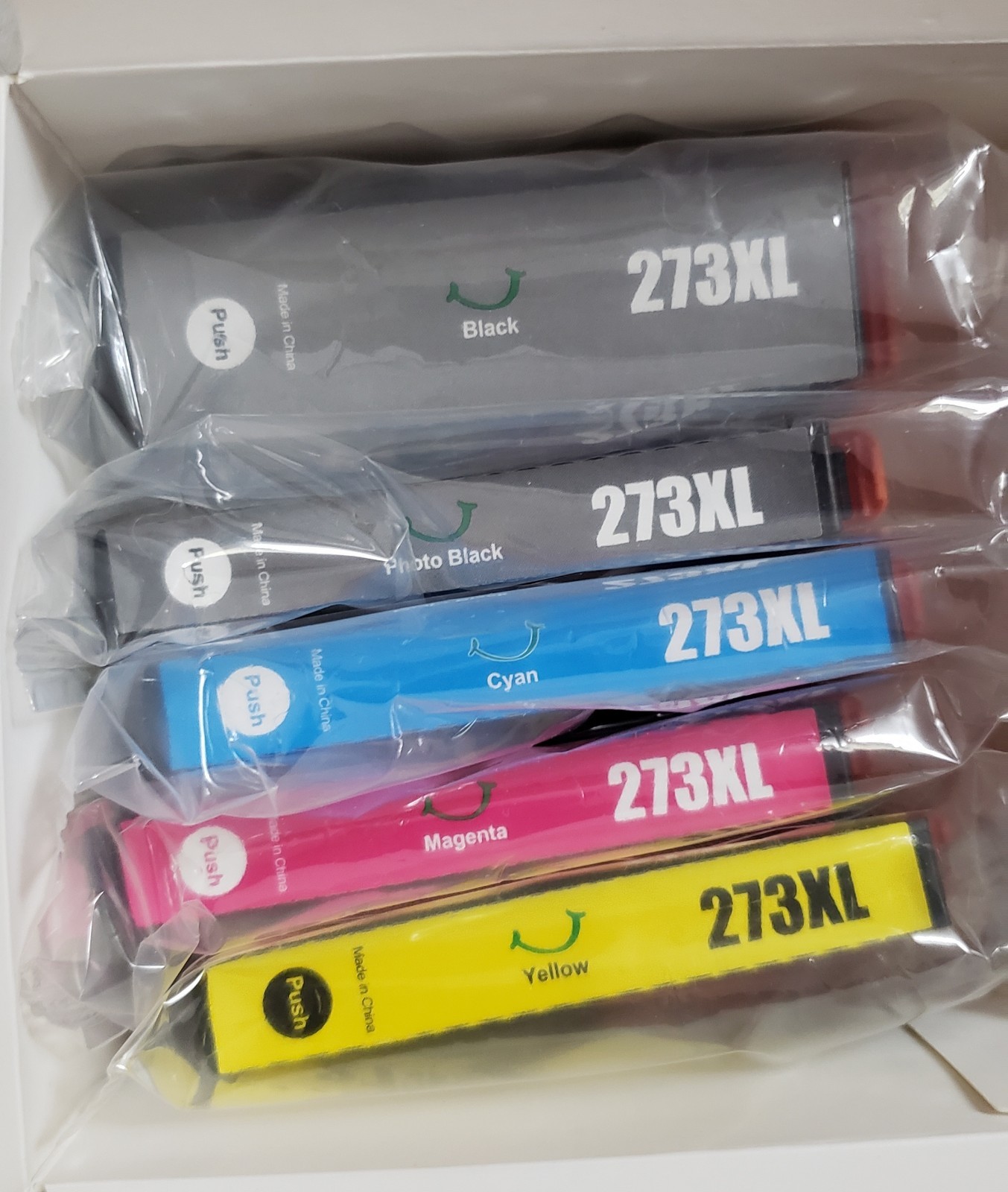 EZ ink 273XL 5 Pack Black, Cyan, Magenta, Yellow, & Photo Black Opened Box
