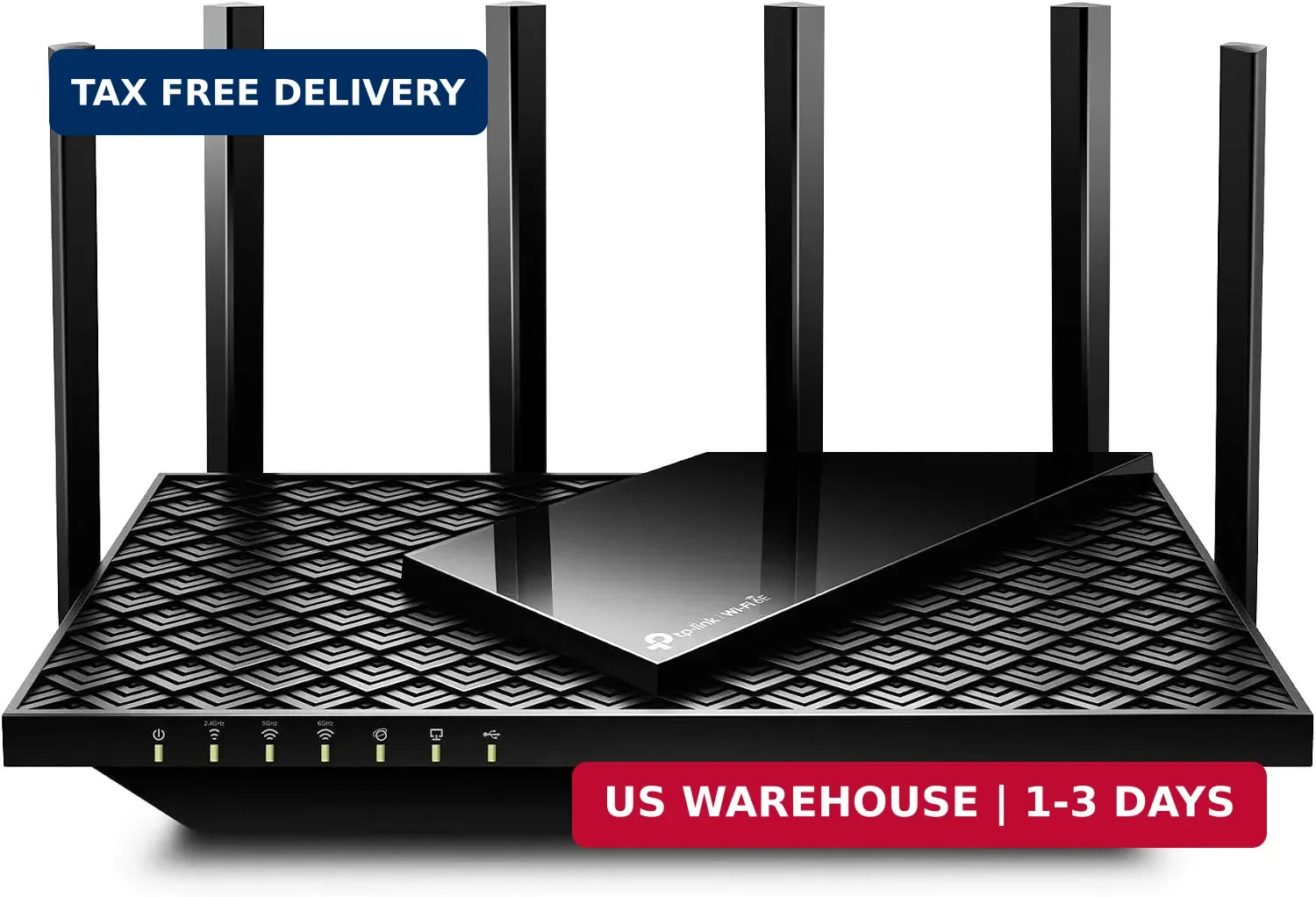 TP-Link AXE5400 Tri-Band WiFi 6E Router (Archer AXE75), 2025 PCMag Editors' Choi