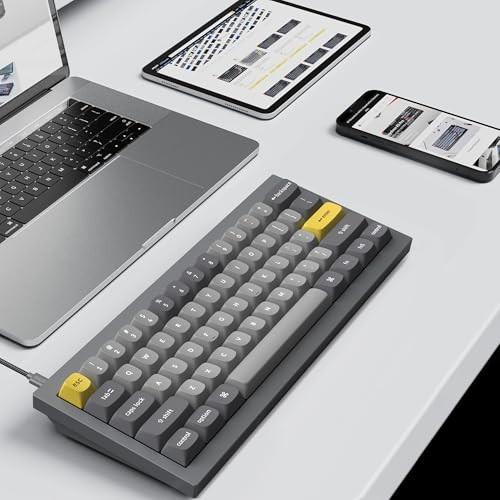 KEYCHRON Q4 WIRED CUSTOM MECHANICAL KEYBOARD, 60% LAYOUT QMK/VIA -  GRAY