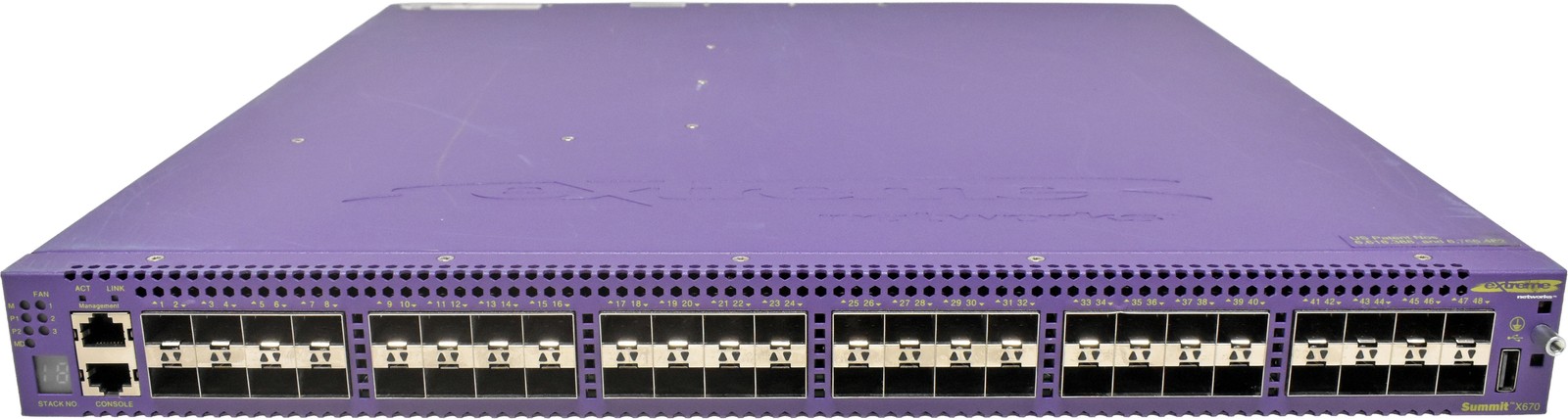 Extreme Summit X670-48x-FB 17103 48-Port SFP+ 10GE Switch