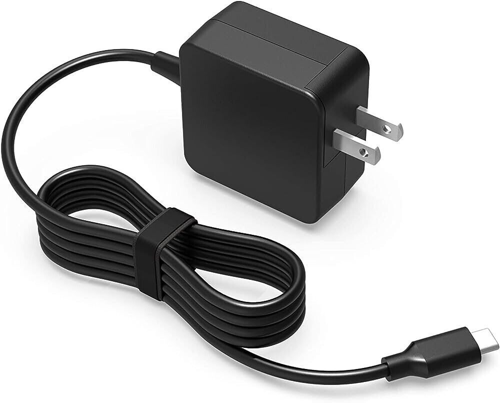 Superer SP200225U Charger for Asus Chromebook, UL Safety Certified, USB C, 45W