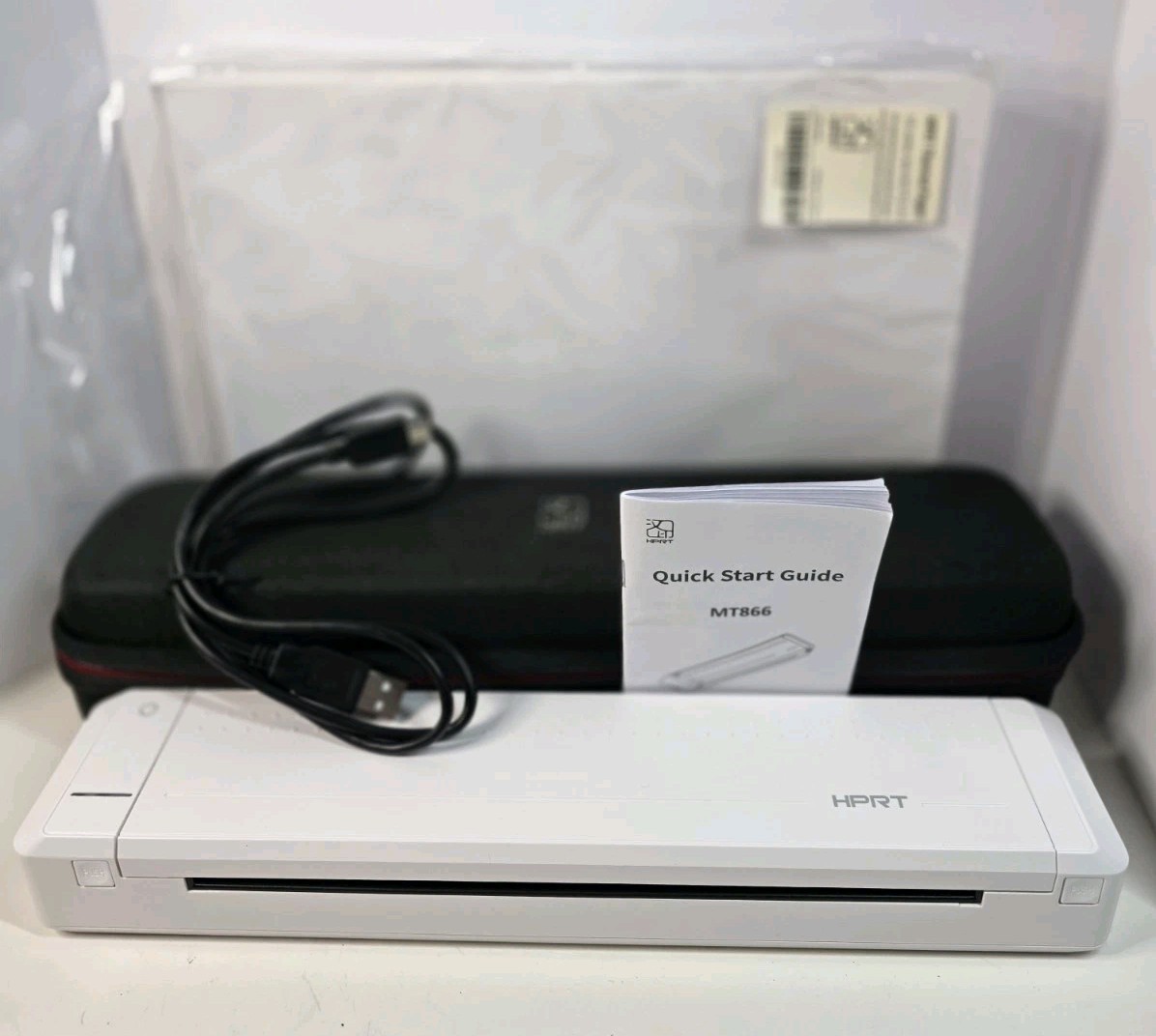 A4 Wireless Thermal Printer  Monochrome For Travel Bluetooth Inkless Lightweight