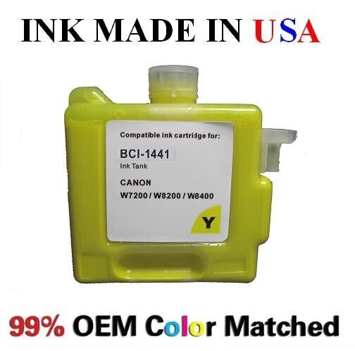 New compatible ink cartridge for Canon W8400 BCI-1441 Yellow BCI1441