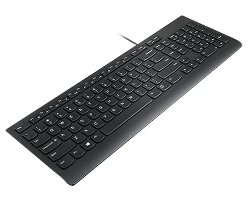 Lenovo Essential Wired Keyboard (Black): Spanish 172