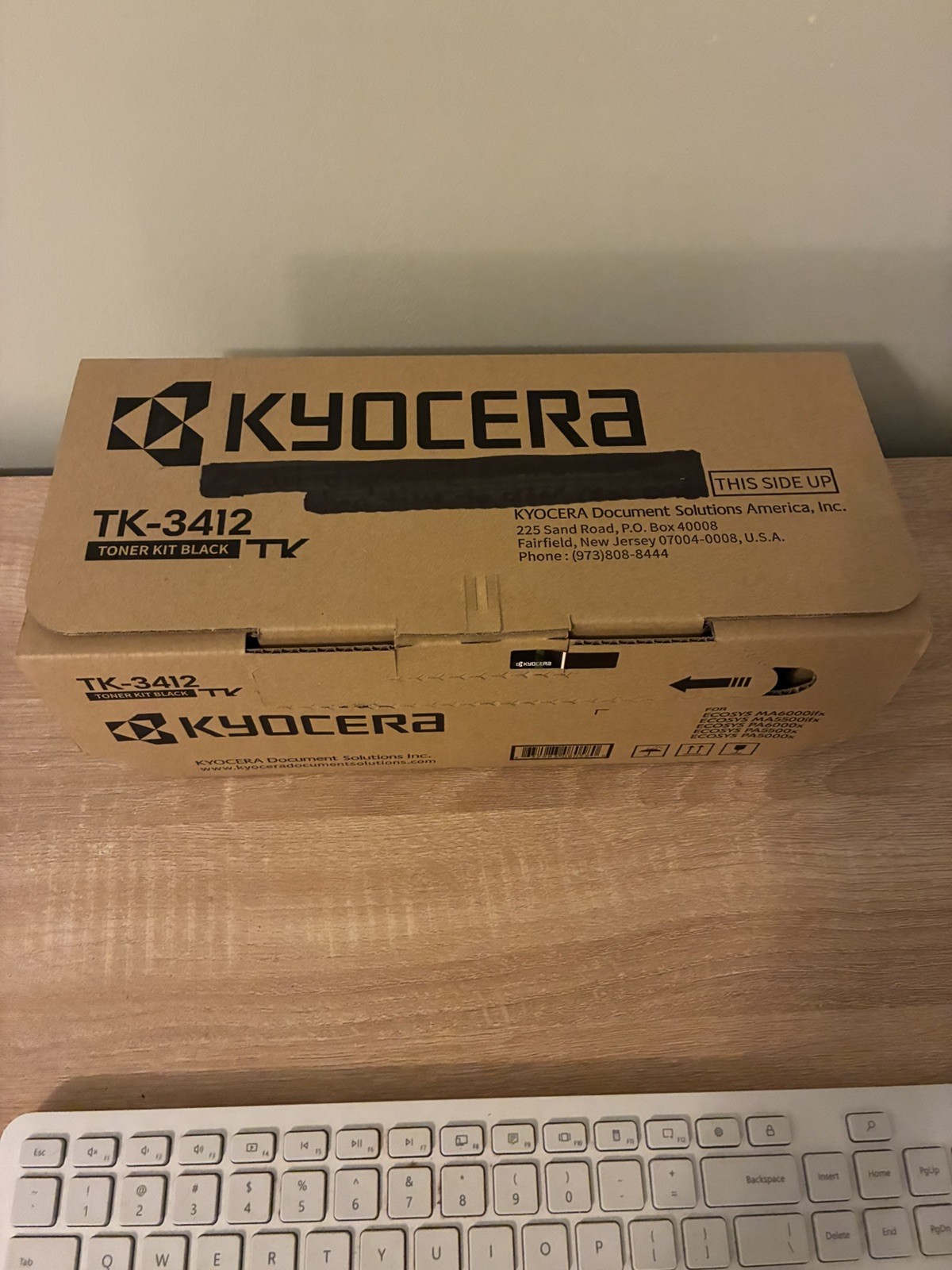 Brand New Kyocera TK-3412 Black Toner Cartridge, New Unopened 