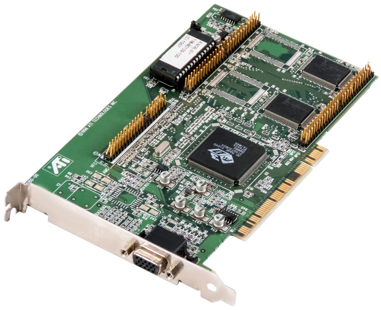GRAPHICS CARD ATI 3D RAGE II + DVD 2MB 109-40100-00 PCI