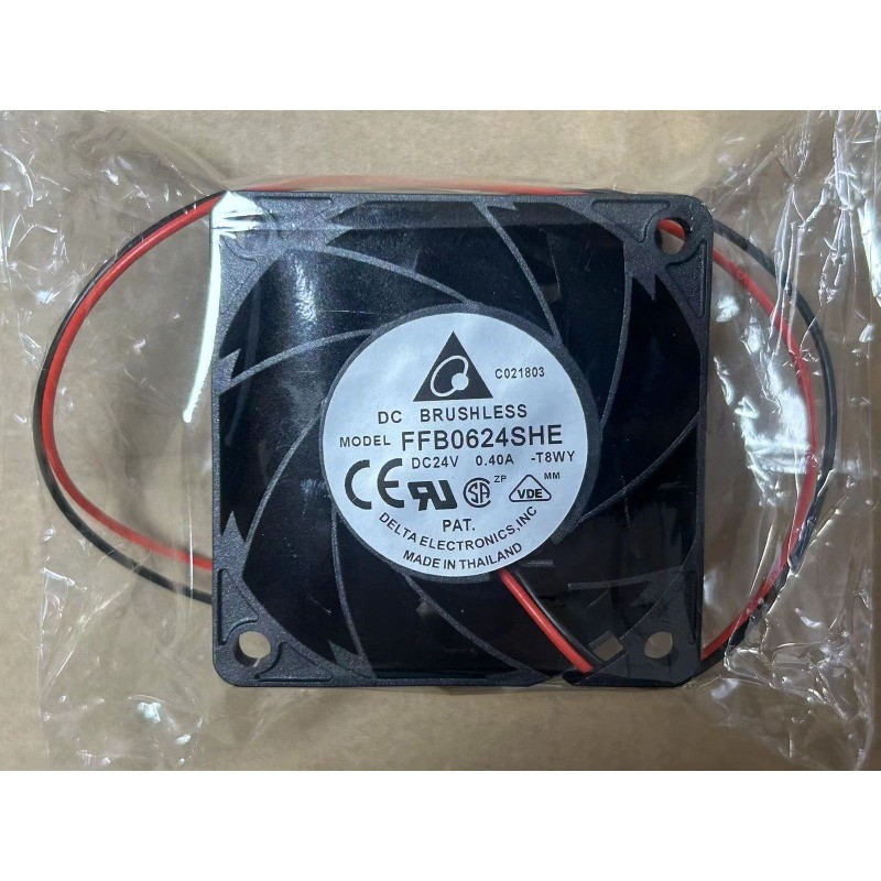 1pcs Delta FFB0624SHE 24V 0.4A 6 cm 6CM 6038 double ball inverter fan