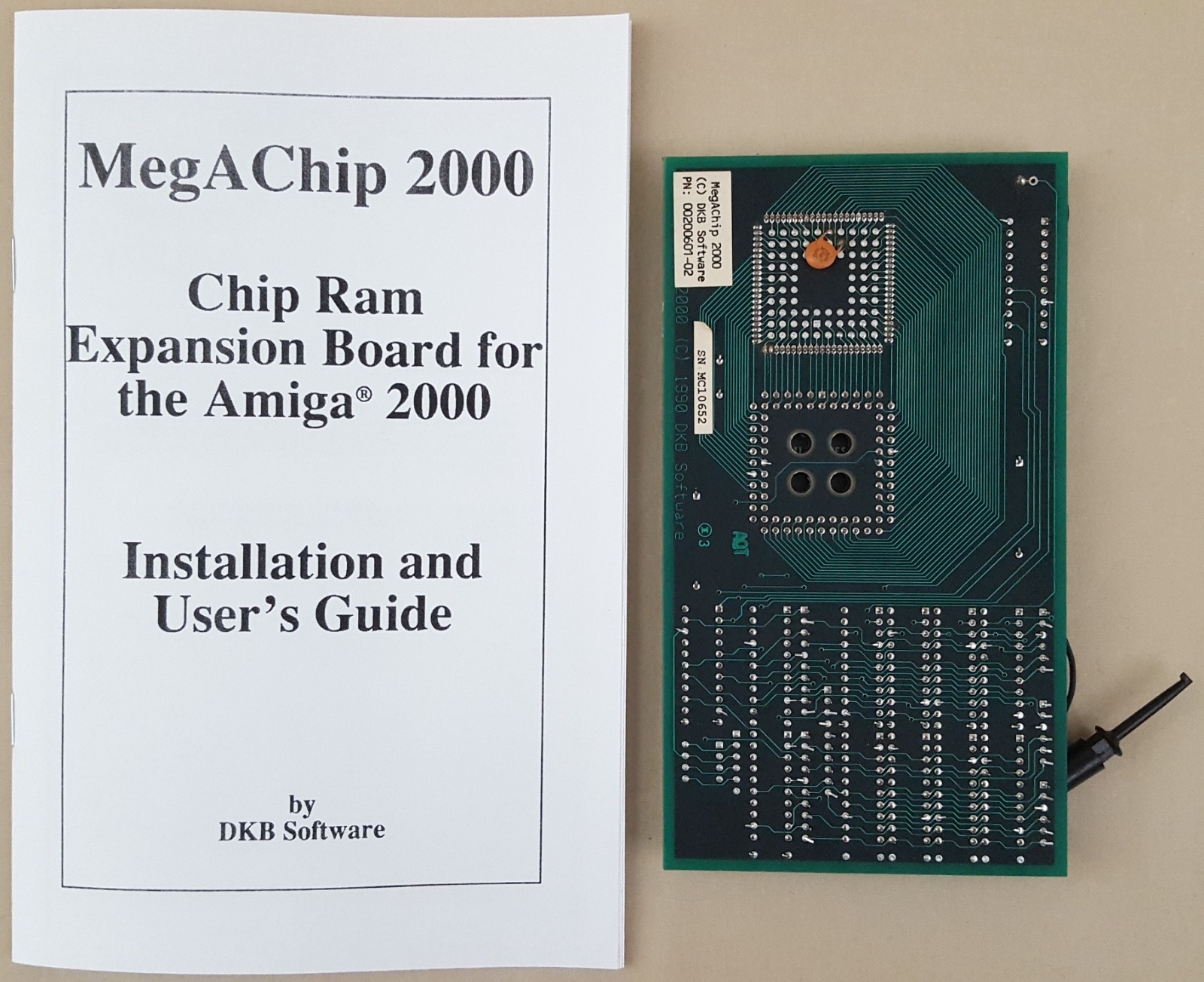 DKB MegAChip 2MB CHIP RAM for Commodore Amiga 2000 2000HD 2500 Video Toaster LRG