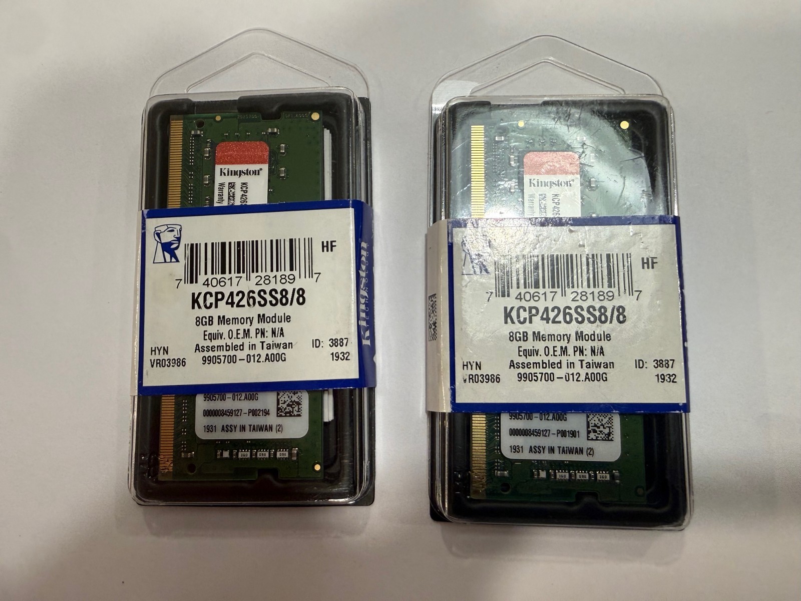 Kingston DDR4 16GB 2666MHz Non-ECC Memory SODIMM KCP426SS8/8  - NEW