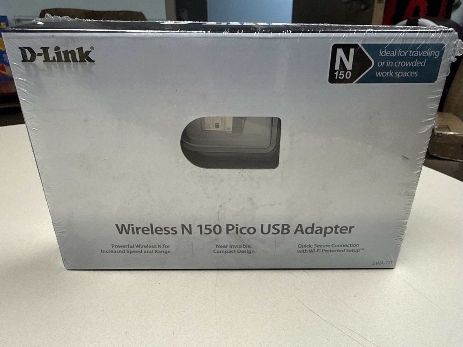 NEW D-LINK WIRELESS N 150 PICO USB WIFI ADAPTER DWA-121 LOW-PROFILE SEALED BOX