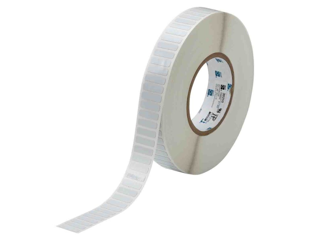 Brady THT-49-797-10 - High Temperature Glossy 2 mil Polyimide Labels 0.25 x 0.9