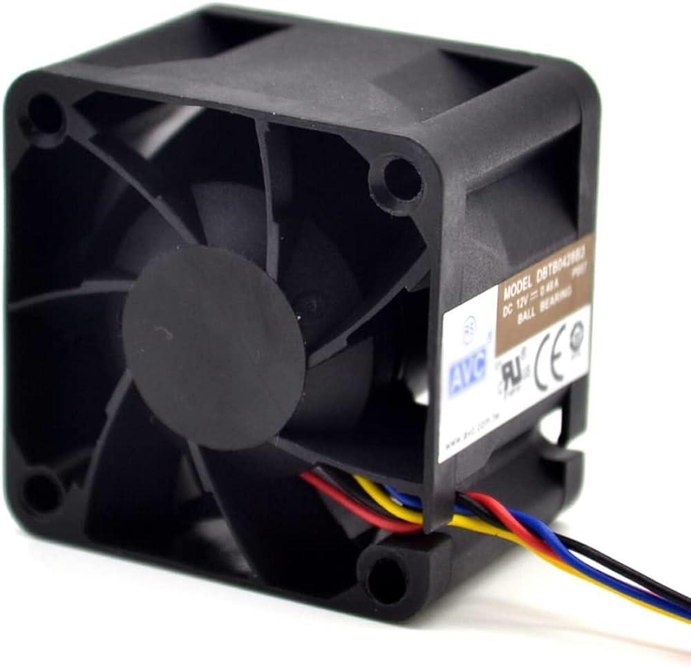 AVC DBTB0428B2G Cooling Fan for Server 4 Wire Fan 4028 4CM 12v 1A