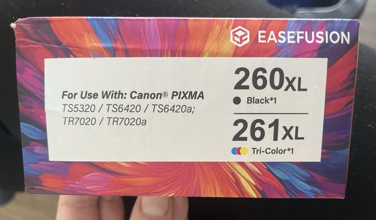 Easefusion Ink Cartridges 260xl And 261xl For Cannon Pixima 