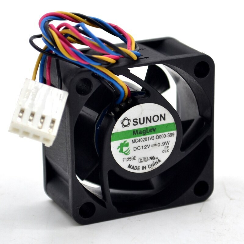 For SUNON MC40201V2-Q000-S99 4020 40mm 12V 0.9W 4 wires PWM cooling fan 