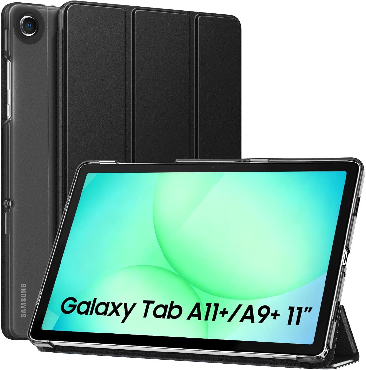 Slim Case for Galaxy Tab A11+ Plus/ A9+ plus 11 Inch, Black