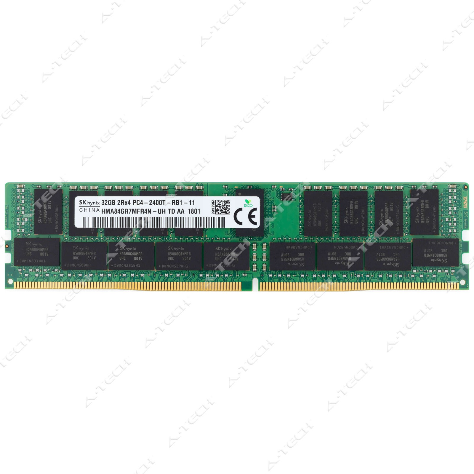 Hynix 32GB DDR4-2400 PC4-19200 2Rx4 ECC RDIMM Server Memory RAM HMA84GR7MFR4N-UH