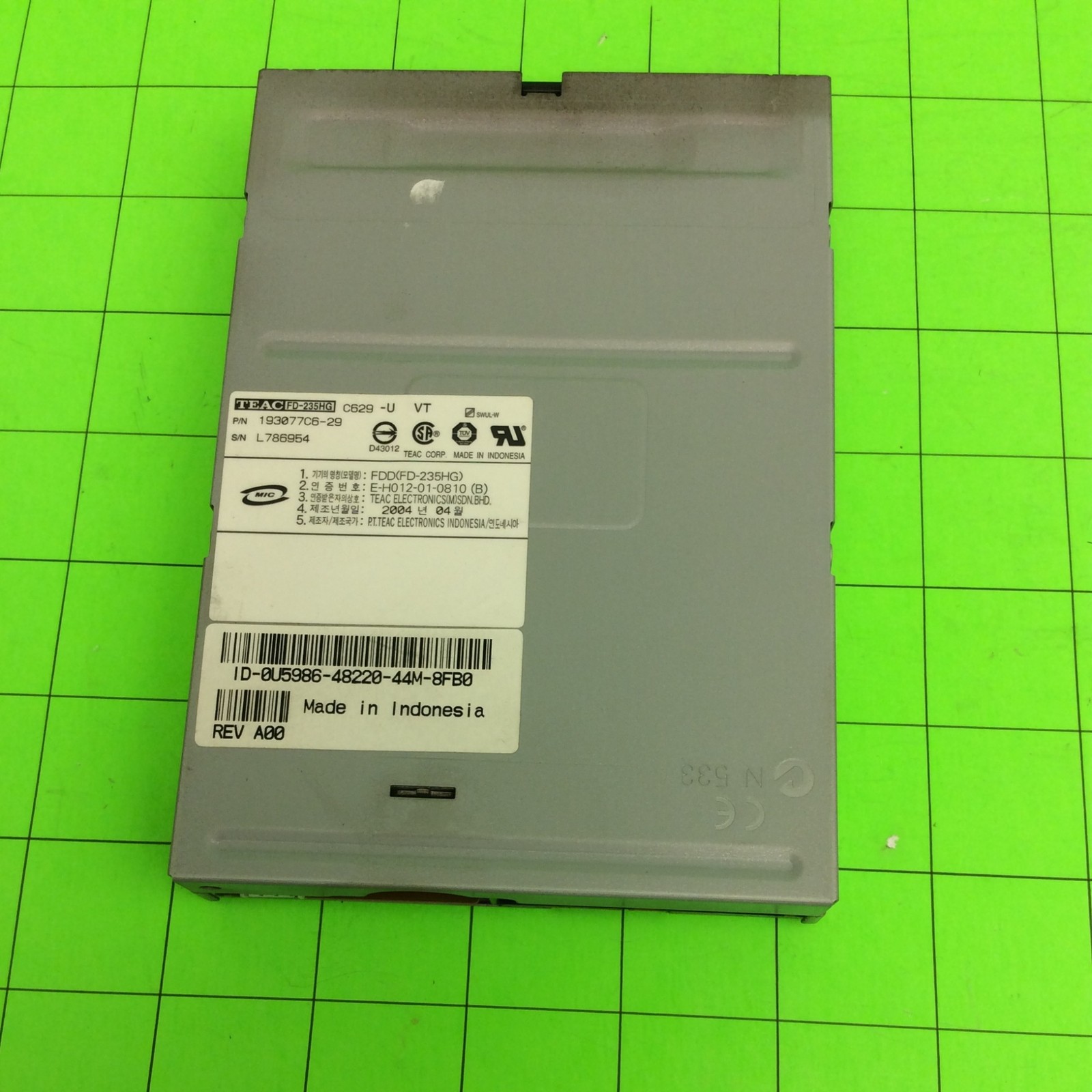 Dell Precision 360 Computer Floppy Disk Drive FD-235HG 193077C6-29 Teac