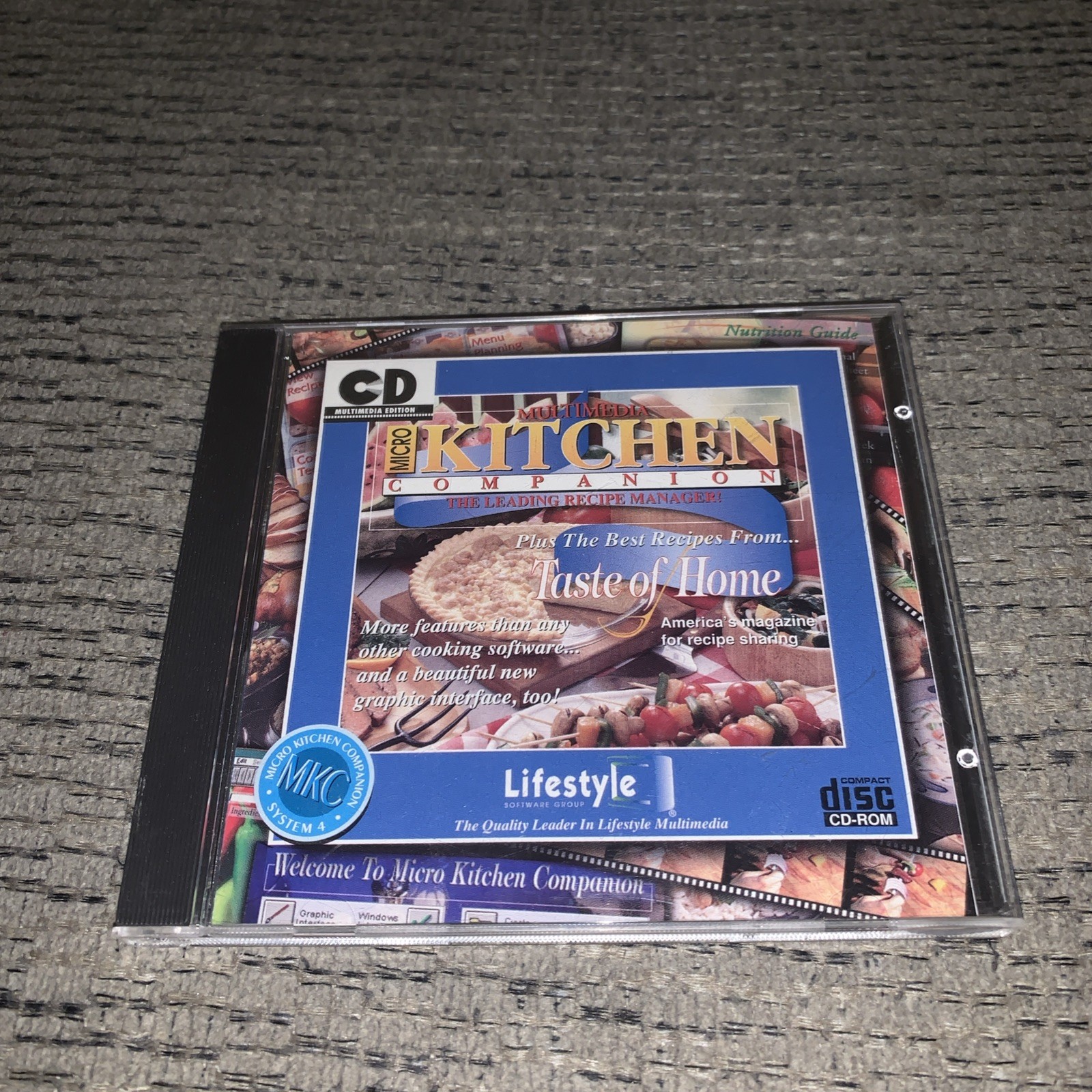 Multimedia Kitchen Companion Recipe Manager (CDROM, 1995) VTG