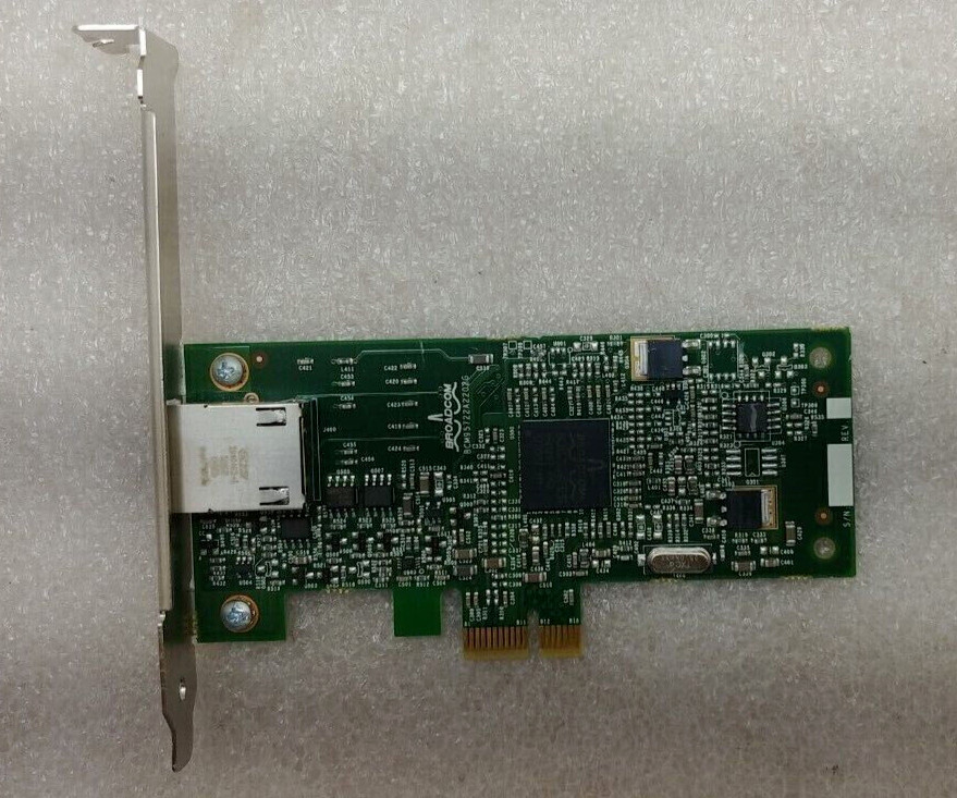 LOT OF 2 Broadcom BCM95722A2202G 09RJTC Single Port PCI Card Adapter FULL PRO