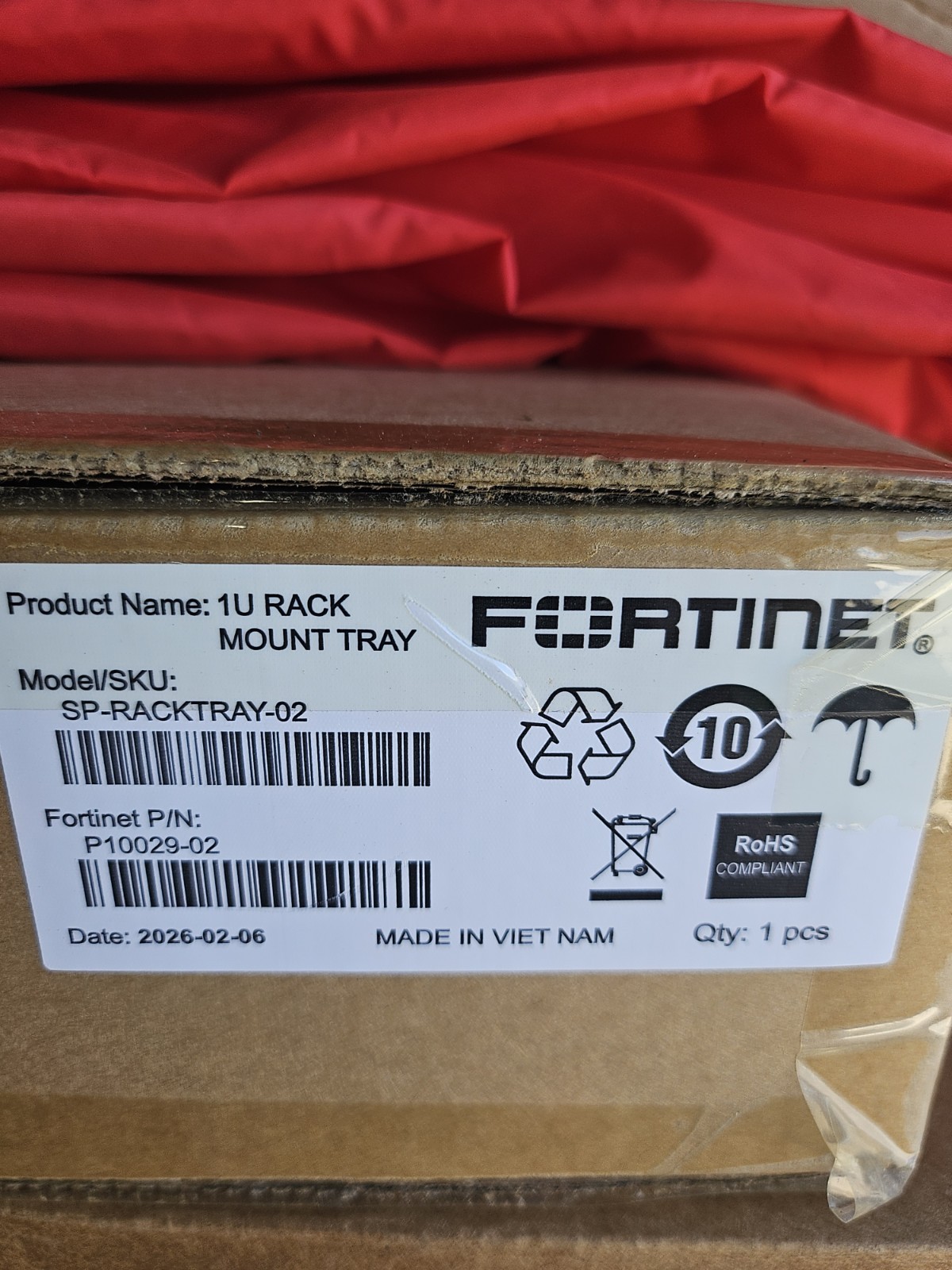 FORTINET 1U Rack Mount Tray SP-RACKTRAY-02