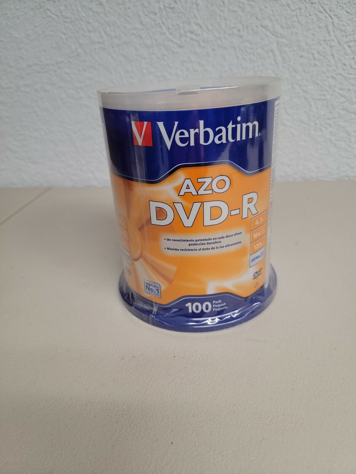 Verbatim 95102 4.7GB DVD-Rs (100-ct Spindle)