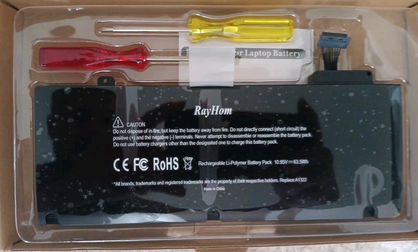 Rayhom A1322 Battery Compatible Apple MacBook Pro 13" A1278 Late 2011 2012
