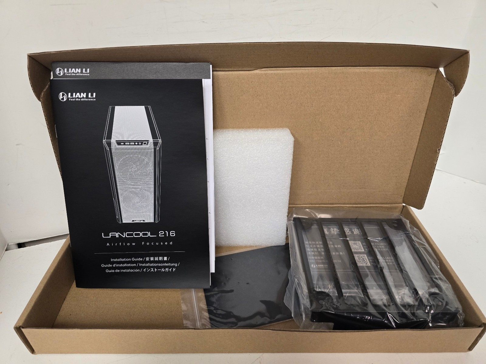 Lian Li Lancool 216 Airflow Focused Case Accessories Kit (New) Black