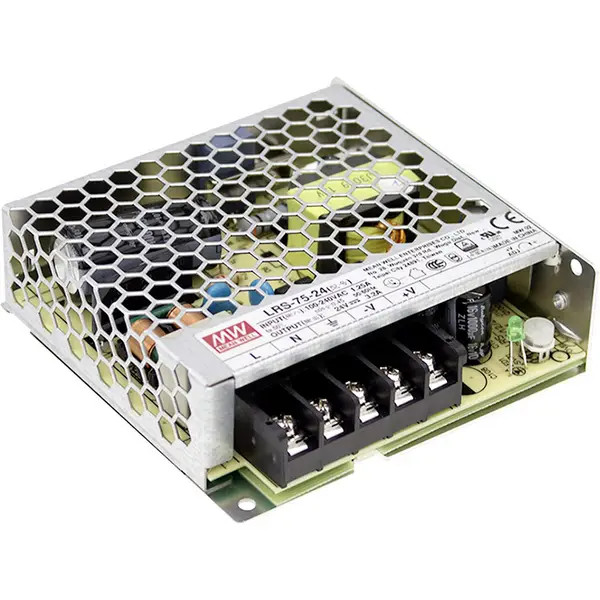 MEAN WELL LRS-75-12 Switching Power Supply. 12V/DC 6A 72W