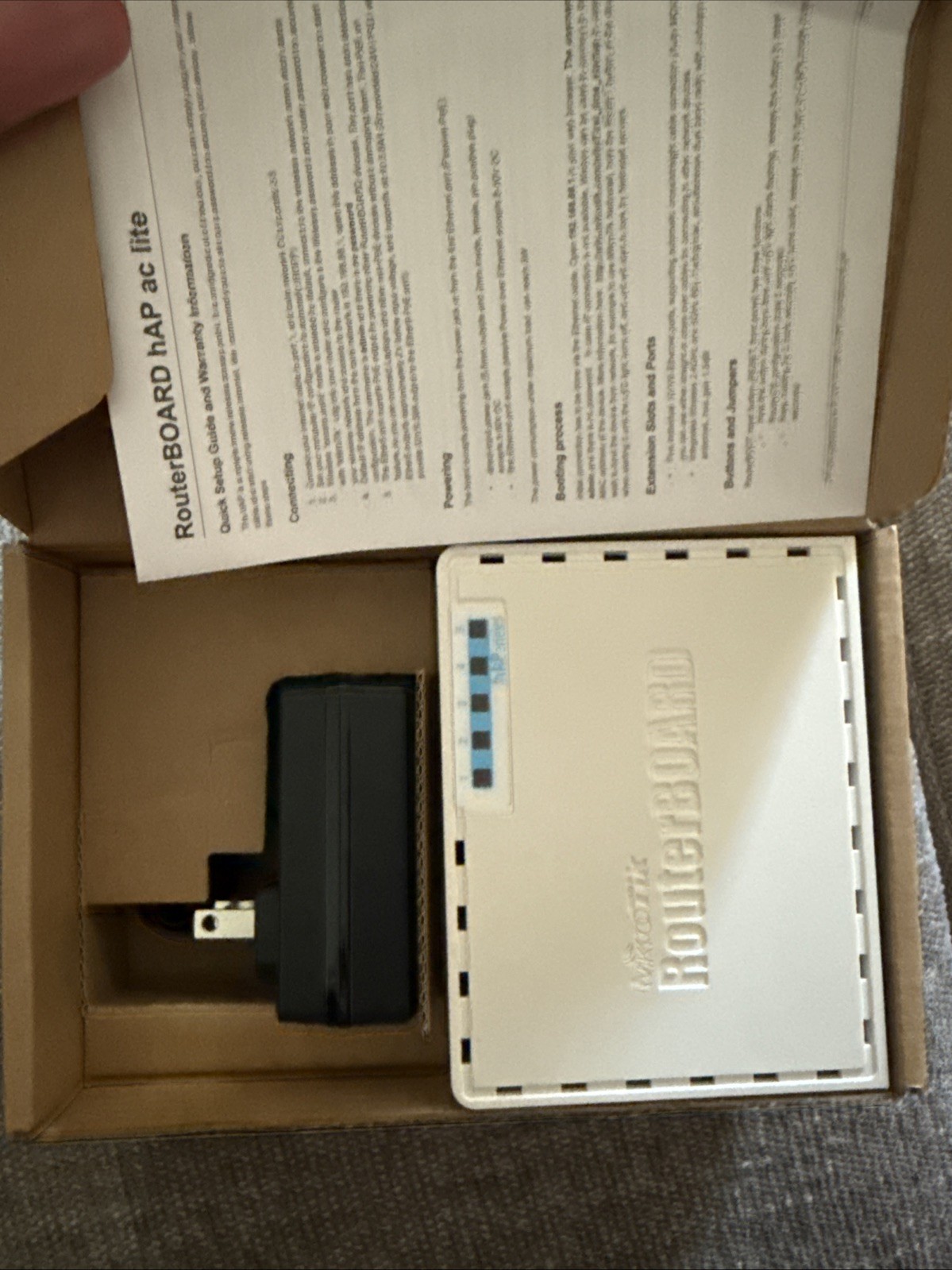 MikroTik Hap AC Lite RB952UI-5AC2ND-US New In Box