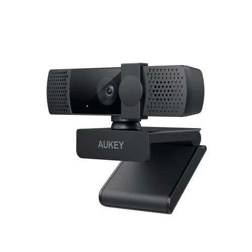 NIB AUKEY PCLM7 1080p HD Webcam w/Stereo Mic USB Plug & Play Camera for PC & Mac