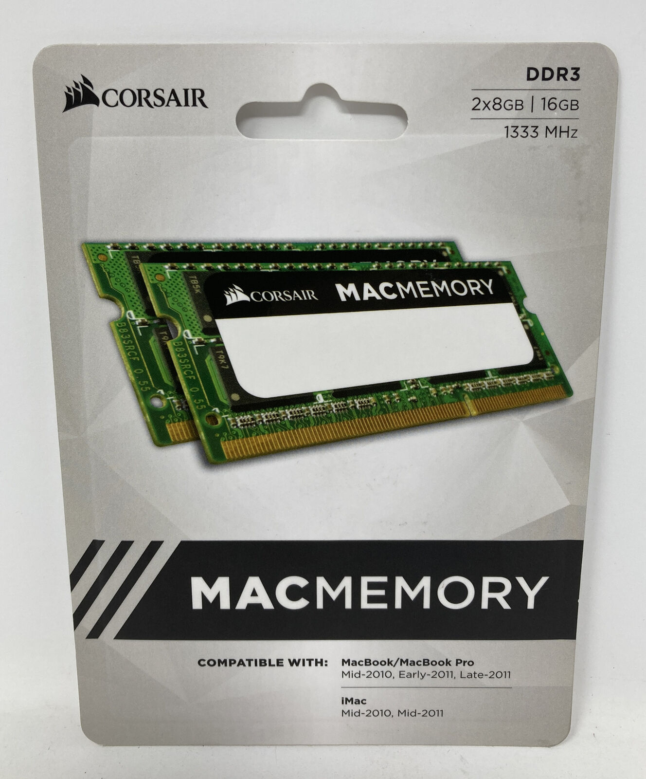 16GB (2x8GB) Corsair Mac Memory DDR3 1333 SoDIMMs PC3-10600S CMSA16GX3M2A1333C9