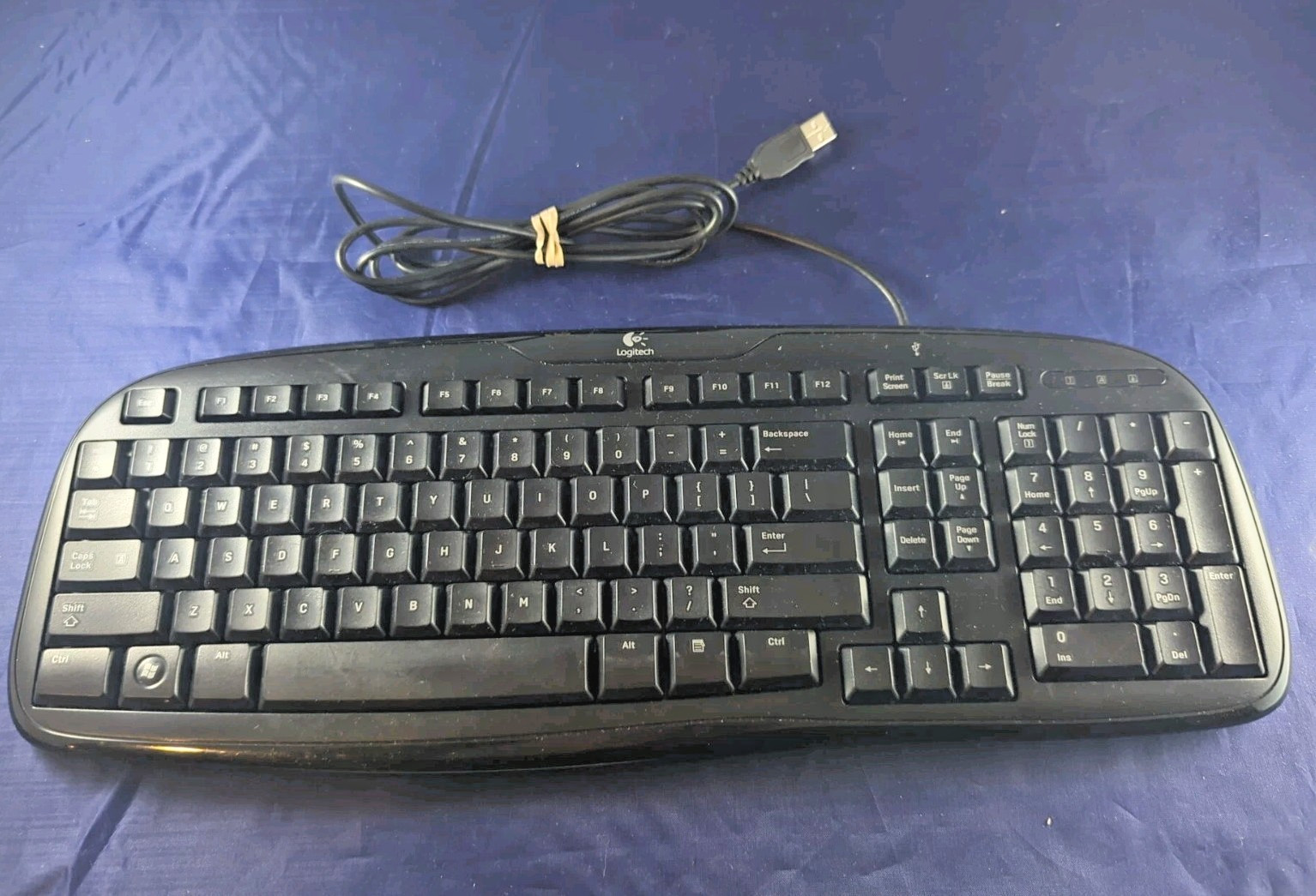 Logitech Classic Keyboard 200 Wired USB 2.0 Type A Black Tested