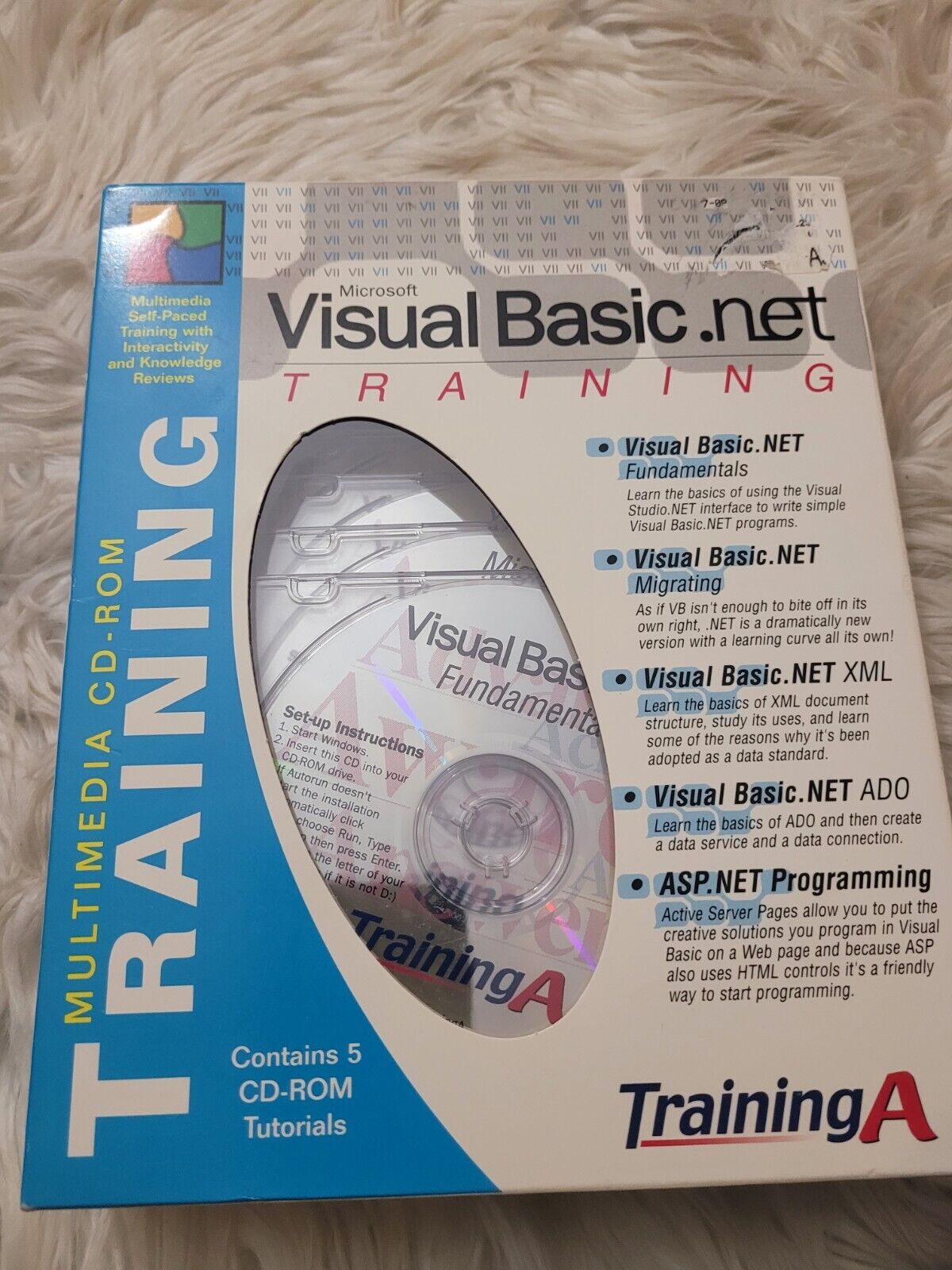 Microsoft Visual Basic.net Training A Multimedia 5 Cd-rom SEALED