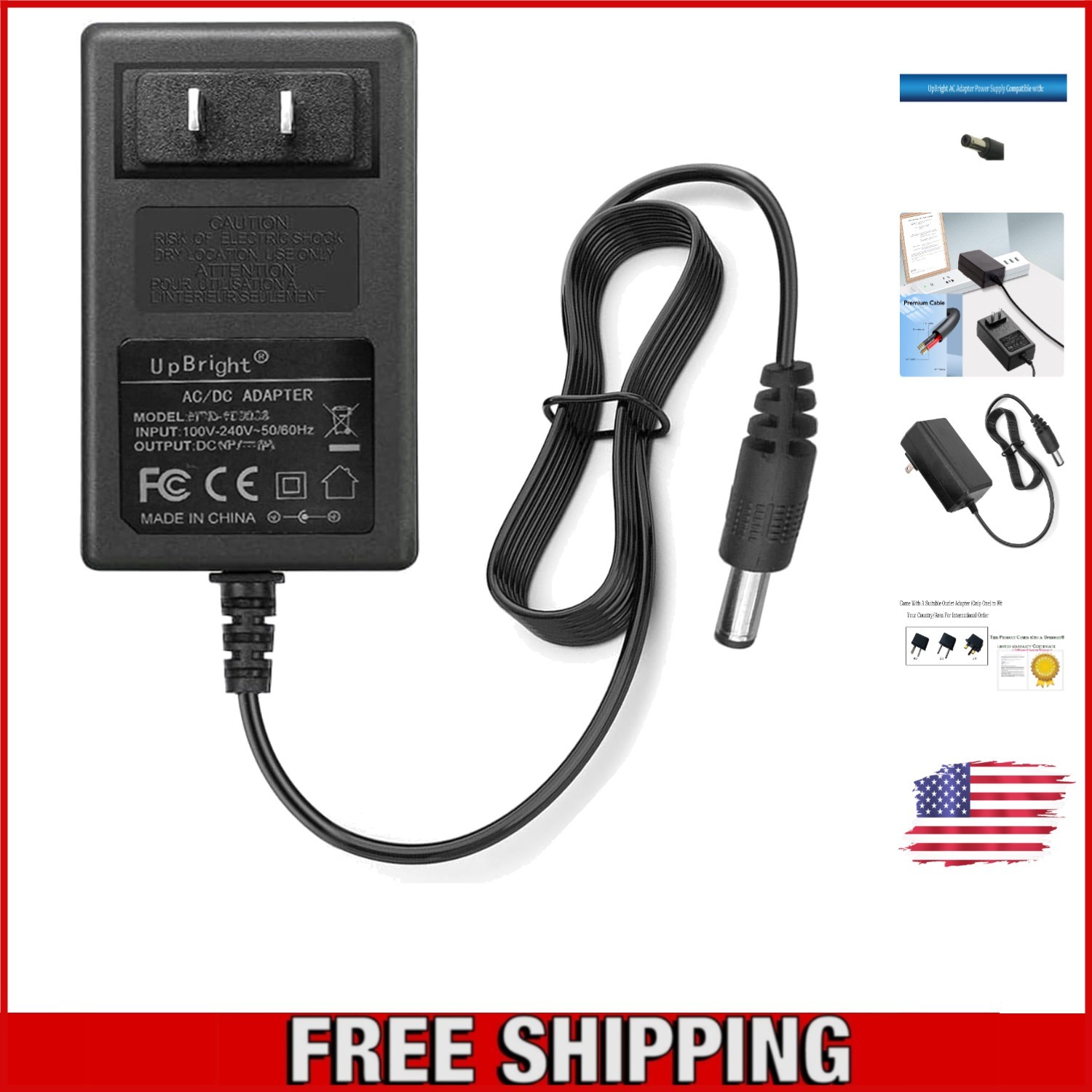 Global 12V AC/DC Adapter for Cisco Meraki MR44, MR45, MR46 - 2.5A Power Supply