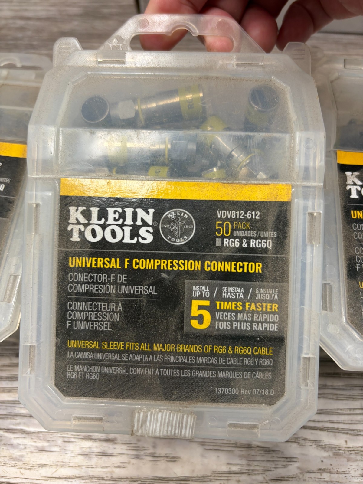 Klein Tools VDV812-612 Universal F-Compression Connectors