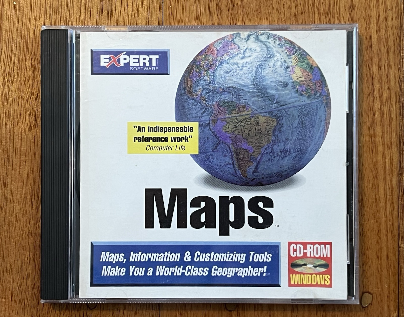 Maps - Expert Software 1995 For Windows 3.1 PC CD ROM Computer Software