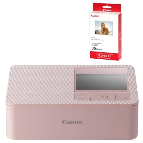 Canon Selfie CP1500 Smartphone Printer Pink Wi-Fi Compatible Dye-Sublimation
