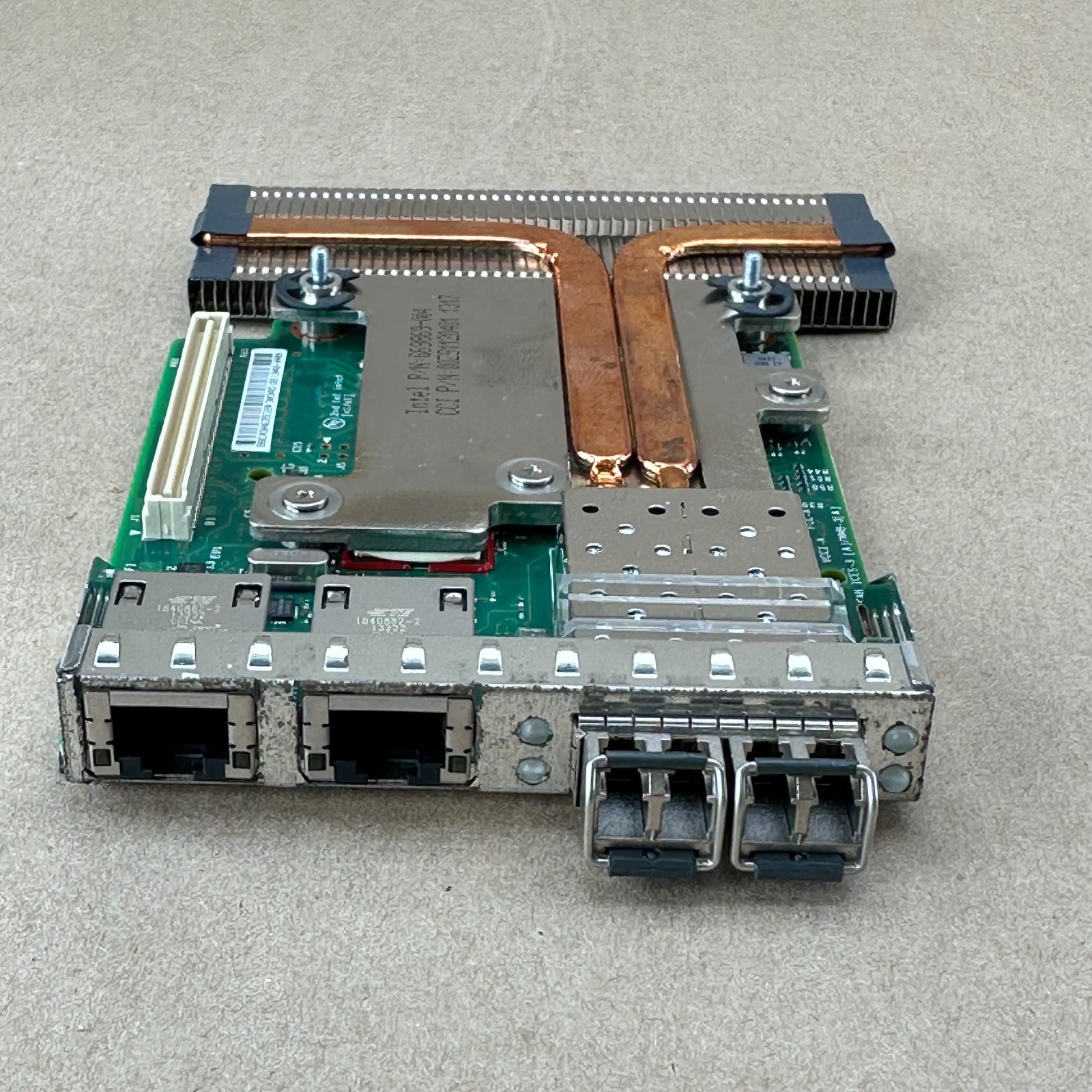 Dell C63DV Intel X520 I350 2x10Gb SFP+ 2x1Gb RJ45 rNDC Network Card w/ 2 SFP+
