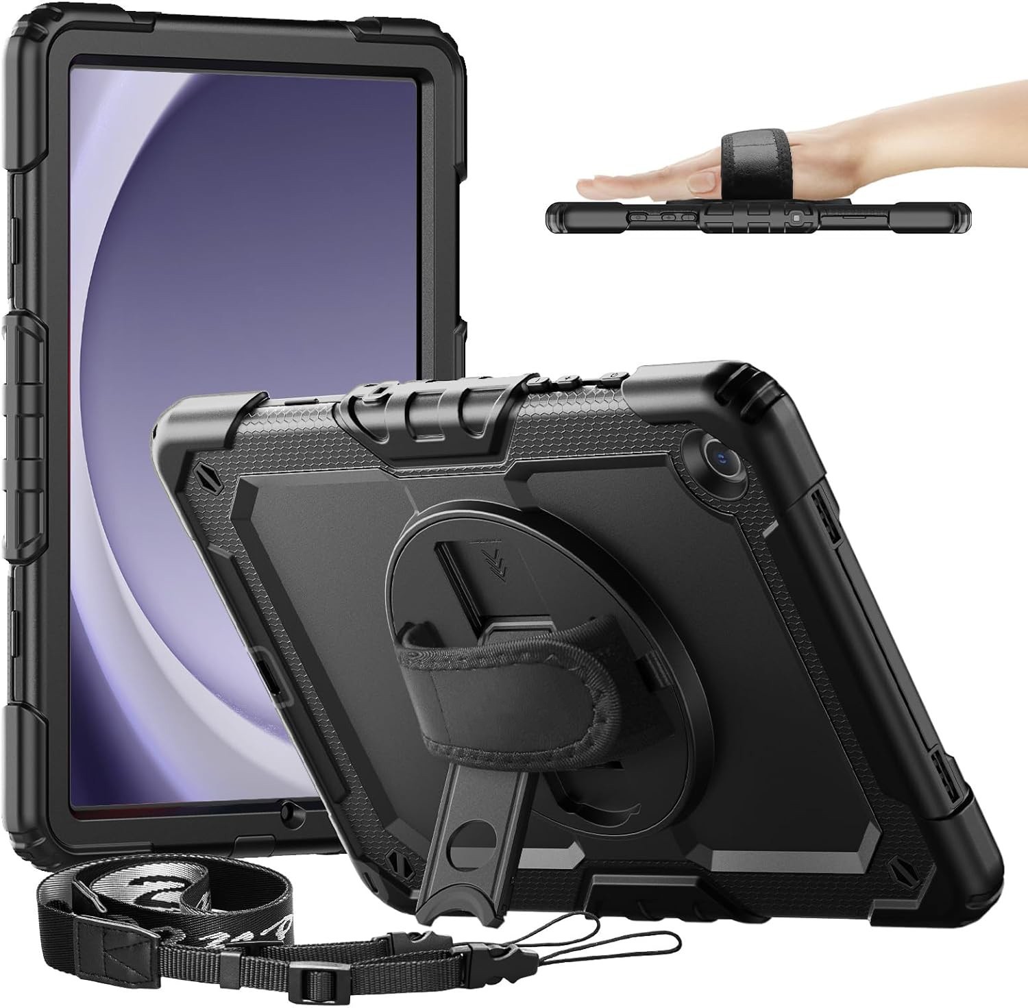 For NEW Tablet 2026 A11 Plus / A9 Plus Heavy Duty Shockproof Rotating