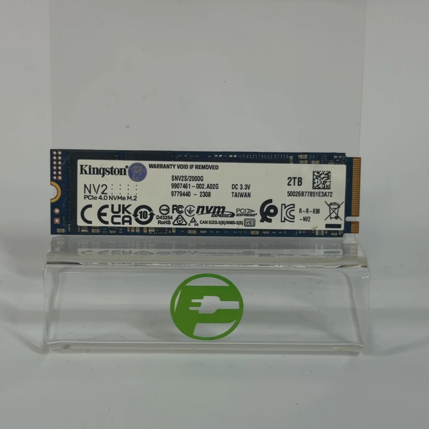 Kingston 2280mm NV2 2TB M.2 NVMe Gen 4.0 x 4 SSD SNV2S/2000G