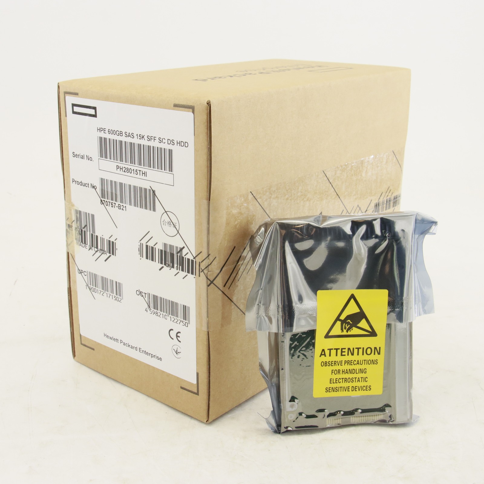 NEW 870757-B21 For HPE 2.5" 600GB 12G 15K SFF SC HDD Hard Drive 867254-002
