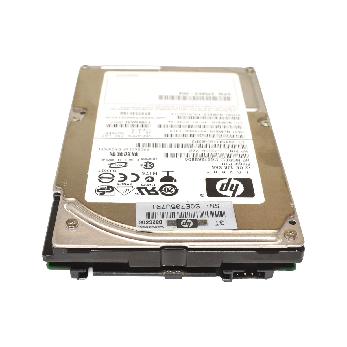 HP invent 72GB HDD 375696-002 2.5" 3G 10K SAS DG072A8B54