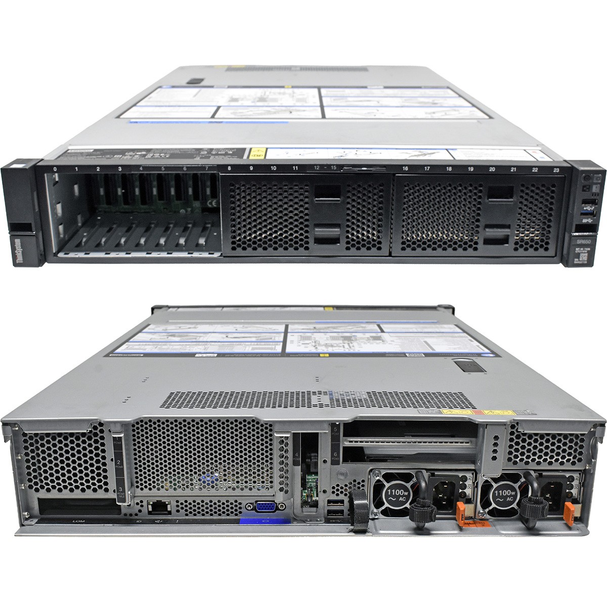 Lenovo ThinkSystem SR650 Server No CPU 0GB PC4 RAM 2x Cooler 430-8i 8x SFF 2.5"